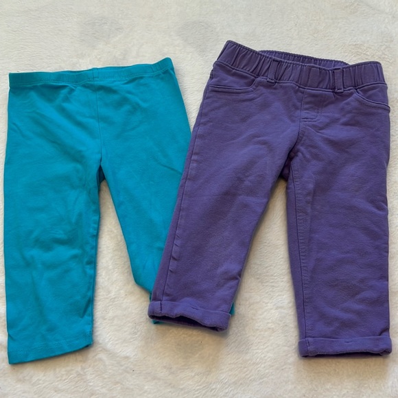 Girls 4T Capri Leggings Lot - Picture 1 of 3